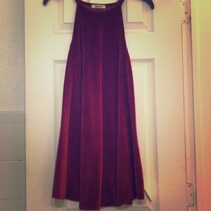 Dark Red Velvet Dress
